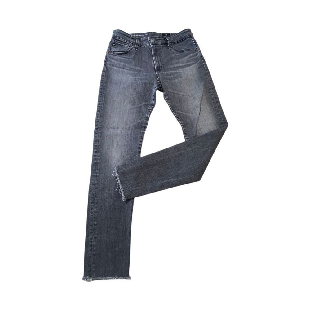 AG Adriano Goldschmied Women's The Farrah High Rise Skinny Jeans Gray Size 29R